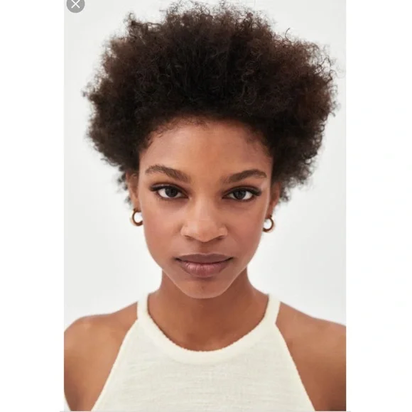 ✨Zara TRF tweed halter w/fringe hem szL - Picture 7 of 8